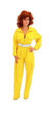 Womens April O' Neil Teenage Mutant Ninja Turtles Yellow Jumpsuit TMNT Costume  picture