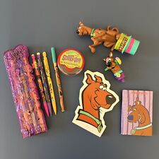 Vintage Mixed Lot of Scooby Doo Memo Pad Pencil Stamper Address Book Push Puppet picture