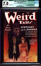 Weird Tales Pulp 159 V29 #4 CGC 7.0 qualified (missing 2 pages) Virgil Finlay picture