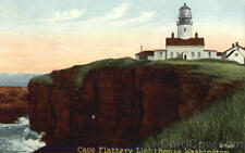 Neah Bay,WA Cape Flattery Lighthouse Mitchell Clallam County Washington Postcard picture