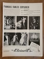 Vintage 1940 Kleinert's Famous Fable Exploded Print Ad Advertisement picture