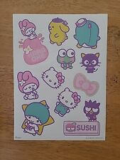 Hello Kitty Sanrio Kawaii Sticker Sheet For Decoration, Journal, Scrapbook picture