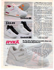 REEBOK AL6000 FREESTYLE RYKA Womens Sneakers 1991 Vintage Print Ad Original picture
