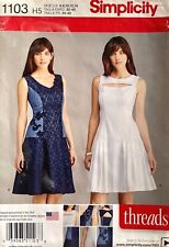 Simplicity Misses' Dress Pattern 1103 Size 6-14 UNCUT picture