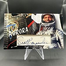 Scott Carpenter Signed 3x5 Custom Trading Card - NASA Mercury 7 - JSA AN81662 picture