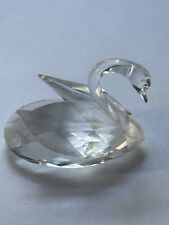 Swarovski Crystal Baby Small Swan Figurine Very Good Condition picture