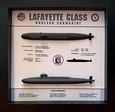 Lafayette Class Submarine Memorial Display Shadow Box, 9