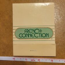 French Connection New York LARGE Oversize 1 match used struck Vintage Matchbook picture
