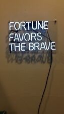 Fortune Favors The Brave Acrylic 20