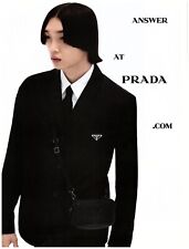 2021 Prada Print Ad, Answer At Prada.com Jacket Tie Asian Male Model picture