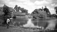 Old B/W Photo Negative Surrey Elstead Village Scene 1943 Copyright M393 picture