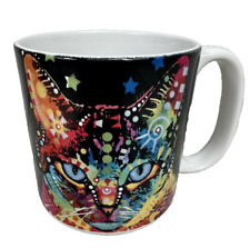 Dean Russo Style Kitty Cat Coffee Cup Mug Colorful Cat Mug Gift for Her picture