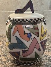 Robin Sterling Shoe Themed Lidded Jar Made For Stuart Weitzman's Stores picture
