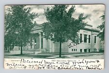 Elkhart IN-Indiana, New Library, Antique Vintage Postcard picture