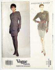 Vogue American Designer Geoffrey Beene 2808 Jacket & Skirt Size 12-14-16 Uncut picture