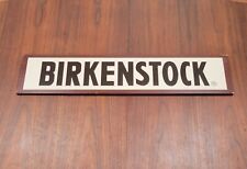 Vintage Birkenstock Retail Sign Wood 37