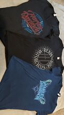 3 WOMENS HARLEY DAVIDSON T-SHIRTS LARGE picture