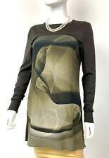 Akris New 6 US 42 IT 36 D M Print Cashmere Silk Tunic Dress Top Runway Auth $2K picture
