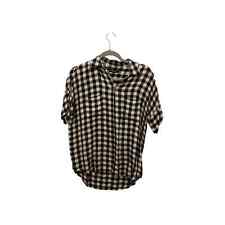 Women’s madewell plad button up t-shirt size xxs  picture