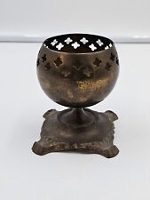 Gothic Candle Holder Vintage Solid Brass Tea Light Votive Decorative Handmade picture
