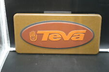Teva Wood Sign Embossed Letters Shoe Store Display 80s 90s Style Fashion  picture