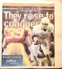 Rose Bowl Daily Texan Newspaper Wednesday, January 18,2006 Texas Vince Young  picture
