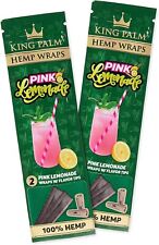 King Palm | Flavor Wraps & Tips | 2 Wraps + 2 Tips | 2 Count | Pink Lemonade picture