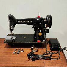 Excellent 1951 Singer Sewing Machine 201K 201 Fully Tested Centennial Badge  picture