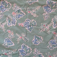 Vintage Eddie Bauer King Size Flat & Fitted Sheets Foliage Berries 1990's picture