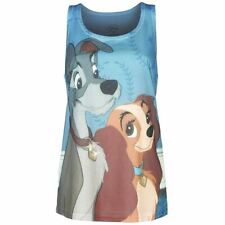 Womens Disney Lady and the Tramp Vest Top T-Shirt - Ladies Tank Tee picture