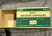 Empty Lilly 1000 ct Empty Gelatin Capsules box picture