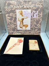 Limited Edition Vintage 1997 Heart Petty PinUp Girl Zippo Lighter picture