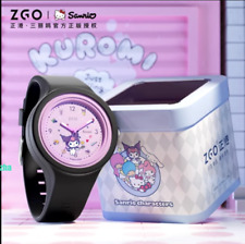Official Sanrio Black Kuromi Watch ZGO Adult Child 10 Meter Waterproof Watch picture