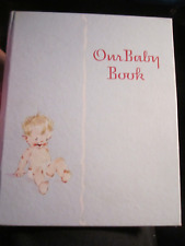 VINTAGE BABY BOOK FOR YOUR NEWLY BORN BABY - FANTASTIC GRAPHICS UNUSED - BBA-50 picture