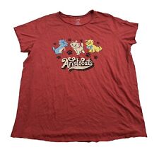 Disney Torrid The Aristocats Red T Shirt Plus Size 2 Short Sleeve picture