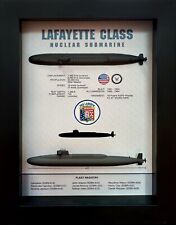 Lafayette Class Submarine Memorial Display Shadow Box, 6