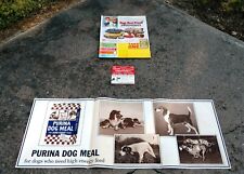 Vtg 1960's Purina Dog Chow Dog's Best Friend Sweepstakes Cardboard Display NOS picture