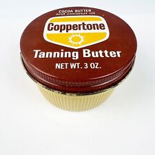 NEW Vintage 1970s Coppertone Tanning Butter Cocoa Butter & Coconut Oil 3 oz picture