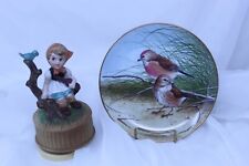 collector plate by Riddet 1982 Japan  lot of 2 vintage very good condition picture