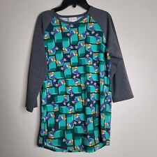 Disney Lularoe Donald Duck Randy T-shirt Raglan Sleeve Woman’s Size Medium picture