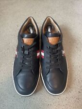 Bally Switzerland Black Low Top Sneakers Airone Size 11D picture