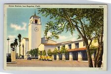 Los Angeles CA-California, Union Station, Antique, Vintage c1948 Postcard picture