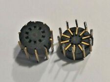 1 x TO-5 10 pin Round I.C. Socket to P.C.B. Vintage electronic equipment  repair picture