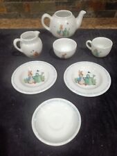 Vintage Peter Rabbit Children's Tea Set by Wedgwood -7  Piece Set picture
