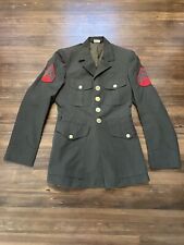 US Marine Corps USMC Green Uniform Dress Jacket Men’s Size 38L picture