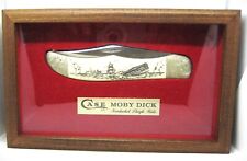 Case XX USA 1980 NOS W165 SS SAB Scrimshawed Bone Moby Dick Nantucket Ride Knife picture