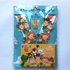 Shanghai Disney Pin SHDL Toy Story Grand Opening Pins Lanyard Set New Cute picture