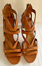 JIMMY CHOO - Patten Leather Block Heel - Brown - Shoes Size 38 USA 8 picture