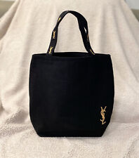 YSL Yves Saint Laurent Black Canvas Vip Gift Parfums Tote Shopping Bag picture