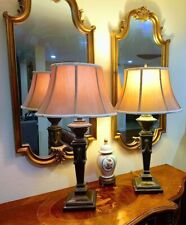 Neoclassical Medusa Head Accent Pair Table Lamps Gianni Versace Inspiration 1940 picture